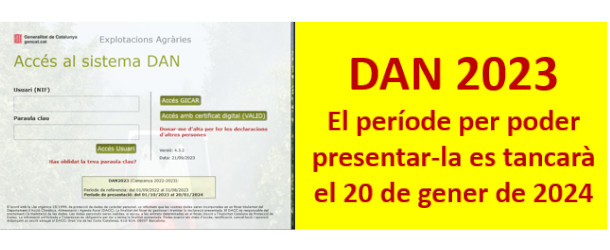 Cal declarar el resum de les actuacions realitzades entre el 01/09/2022 i el 31/08/2023