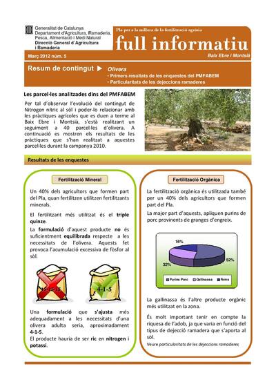 Núm. 12 Monogràfic del potassi: L'absorció del potassi. Les formes del potassi al sòl. Quins efectes té en l'olivera?