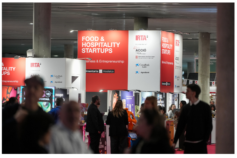 Espai per les empreses emergents seleccionades el marc de la Fira Alimentaria 2026 a Barcelona.